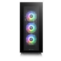 Thermaltake Divider 500 TG ARGB Midi-tower PC-behuizing Zwart 3 voorgeïnstalleerde LED-ventilators, 1 voorgeïnstalleerde ventilator, Zijvenster, Stoffilter - thumbnail