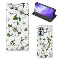 OPPO Find X3 Lite Smart Cover Dogwood Flowers - thumbnail