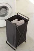 Yamazaki Tower wasmand 45 l Rechthoekig Polyester, Polypropyleen (PP), Staal Zwart - thumbnail