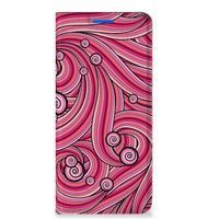 OPPO Reno6 5G Bookcase Swirl Pink