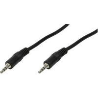 LogiLink 3.5mm - 3.5mm, 2m audio kabel Zwart - thumbnail