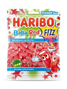 Haribo Haribo - Balla Red Fizz 70 Gram 28 Stuks