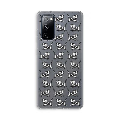 Zwarte poes: Samsung Galaxy S20 FE / S20 FE 5G Transparant Hoesje