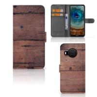 Nokia X10 | Nokia X20 | Book Style Case | Old Wood