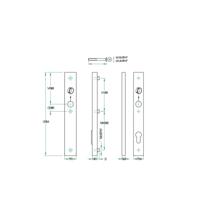 Kruk/kruk paar PRIO rechth. SKG*** rvs mat blind/PC92 LS