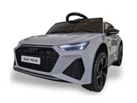 Audi RS6, 12-volt elektrische kinderauto met rubberen banden, leren zitje en meer!