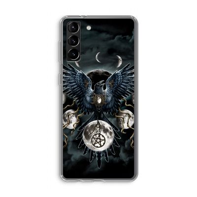 Sinister Wings: Samsung Galaxy S21 Plus Transparant Hoesje