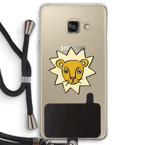 Kleine leeuw: Samsung Galaxy A3 (2016) Transparant Hoesje met koord