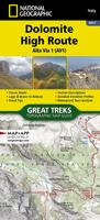 Wandelkaart 4007 Dolomite High Route - Alta Via 1 | National Geographic