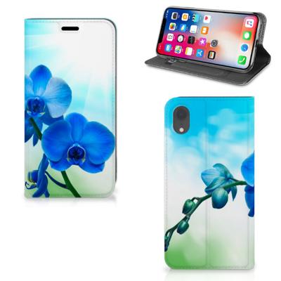 Apple iPhone Xr Smart Cover Orchidee Blauw - Cadeau voor je Moeder