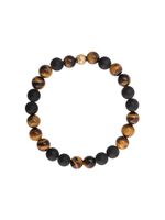 Nialaya Jewelry elasticated stone bracelet - Marron - thumbnail