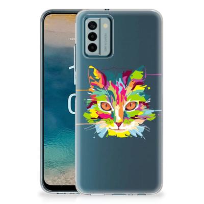 Nokia G22 Telefoonhoesje met Naam Cat Color Nokia G22 Telefoonhoesje met Naam Cat Color