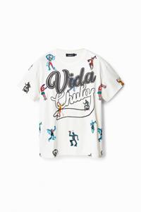 Dancing T-shirt met korte mouwen - WHITE - S