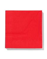 HEMA Papieren servetten rood 33x33 - 20 stuks (rood)