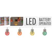 Basic Led verlichtingsnoer met 30 lampjes multicolor Basic Led verlichtingsnoer met 30 lampjes multicolor