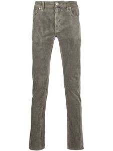 Sartoria Tramarossa pantalon à coupe slim - Gris