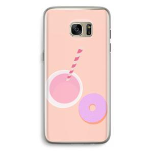 Donut: Samsung Galaxy S7 Edge Transparant Hoesje