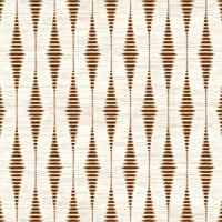 Chocoladebruine rabaul ikat geometrisch behang