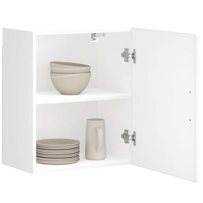 Keukenwandkast Porto bewerkt hout wit