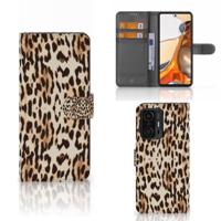 Xiaomi 11T | 11T Pro | Telefoonhoesje | Met pasjeshouder | Leopard