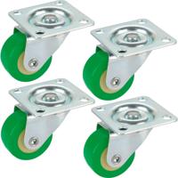 dörner + helmer Zwenkwiel Wieldiameter: 30 mm Draagvermogen (max.): 20 kg 4 stuk(s)