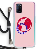 Run The World: Oppo A52 Transparant Hoesje met koord