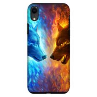 Fire & Ice: iPhone XR Tough Case