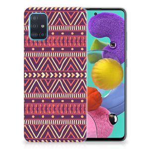 Samsung Galaxy A51 TPU bumper Aztec Paars