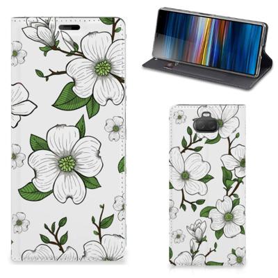 Sony Xperia 10 Plus Smart Cover Dogwood Flowers Sony Xperia 10 Plus Smart Cover Dogwood Flowers