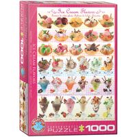 Eurographics Ice Cream Flavours 1000pcs Legpuzzel 1000 stuk(s) Eten & drinken - thumbnail