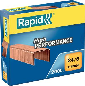 Rapid Nietjes 24/8, koper, doos van 2.000 nietjes