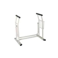 Verstelbare toiletbril met ruimte voor krant wit