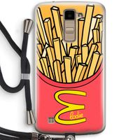 McElodie: LG K10 (2016) Transparant Hoesje met koord