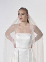 Poirier S47-300-1-Blush Sluier - 300 cm