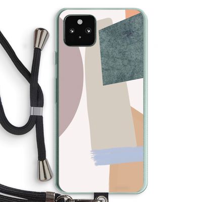 Lindo: Pixel 5a 5G Transparant Hoesje met koord