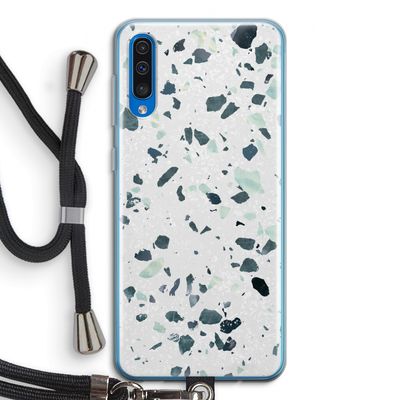 Terrazzo N°2: Samsung Galaxy A50 Transparant Hoesje met koord