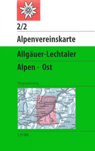 Wandelkaart 02/2 Alpenvereinskarte Allgäuer - Lechtaler Alpen, Ost | A