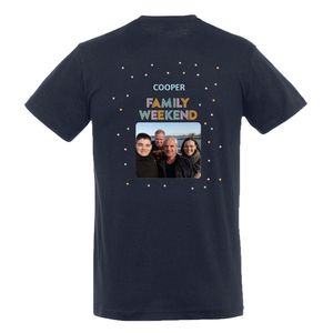 T-shirt voor mannen bedrukken - Navy - S