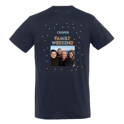 T-shirt voor mannen bedrukken - Navy - S