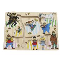 Ngk Pippi laous - houten schuifpuzzel