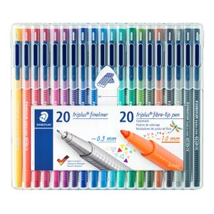 Viltstift en fineliner Staedtler Triplus 323 en 334 assorti