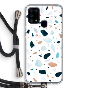 Terrazzo N°13: Samsung Galaxy M31 Transparant Hoesje met koord