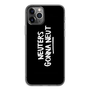 Neuters (zwart): iPhone 11 Pro Transparant Hoesje