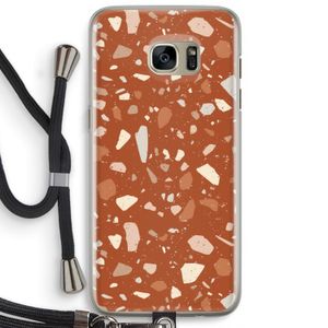 Terrazzo N°22: Samsung Galaxy S7 Edge Transparant Hoesje met koord