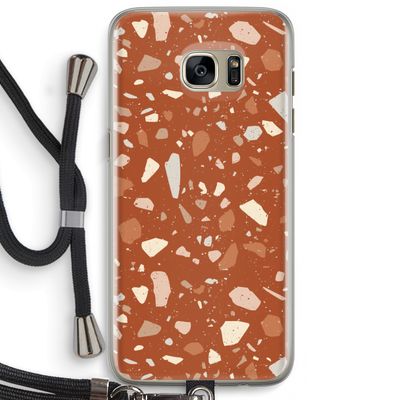Terrazzo N°22: Samsung Galaxy S7 Edge Transparant Hoesje met koord
