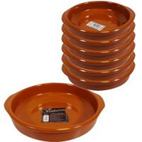 Set van 7x stuks tapas borden/ovenschalen Alicante met handvatten 26 en 16 cm - thumbnail