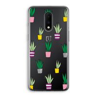 Sanseveria: OnePlus 7 Transparant Hoesje