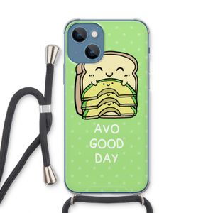 Avo Good Day: iPhone 13 Transparant Hoesje met koord