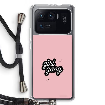 Girl Gang: Xiaomi Mi 11 Ultra Transparant Hoesje met koord