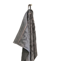 Handdoek katoen – handdoek Kap Verde – handdoek grijs 50×70 - thumbnail